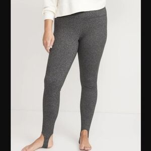 3X - Old Navy | High-Waisted CozeCore Heathered Performance Stirrup Leggings